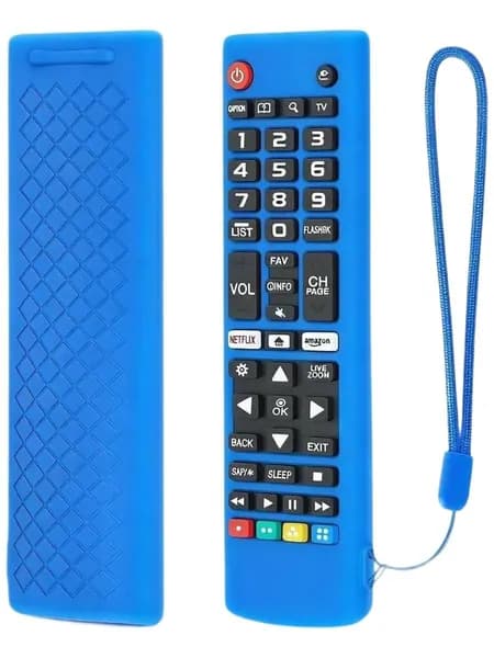 Силиконовый чехол для пульта LG AKB75095312 / AKB75375611 / AKB75675303, утолщённый, противоударный