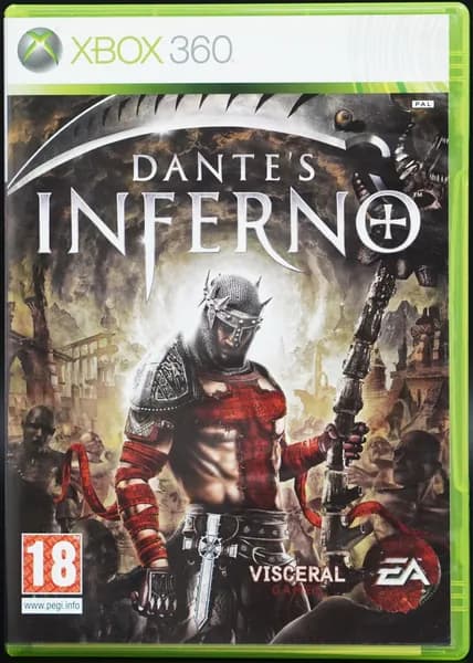 Игра Dante's Inferno XBOX 360 ENG Русская документация