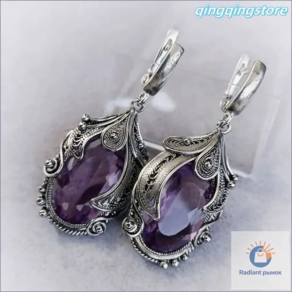 Серьги крупные