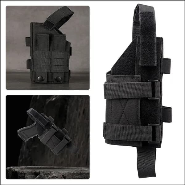 Универсальная тактическая кобура черного цвета для моделей Glock, M9 и 1911, премиум