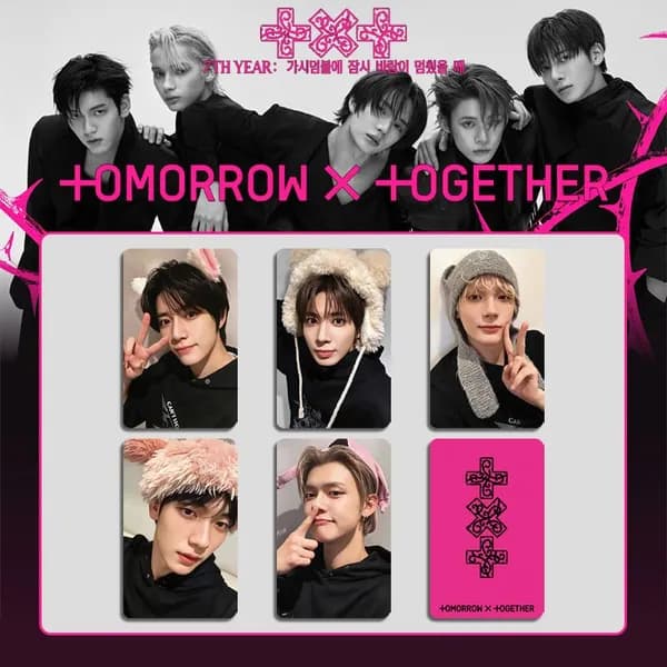 TXT Карточки k-pop карточки коллекционные 54 * 86 мм 5 шт