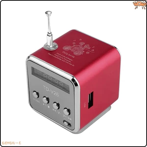MP3-плеер без диска, красный