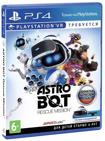 Игра PS4 игра PlayStation ASTRO BOT Rescue Mission (только для PS VR) (PlayStation 4, Русская версия)