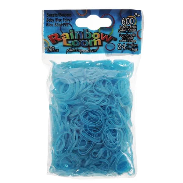 Резинки Rainbow loom Св.-голуб. Леденцы Sweets Baby Blue, B0113