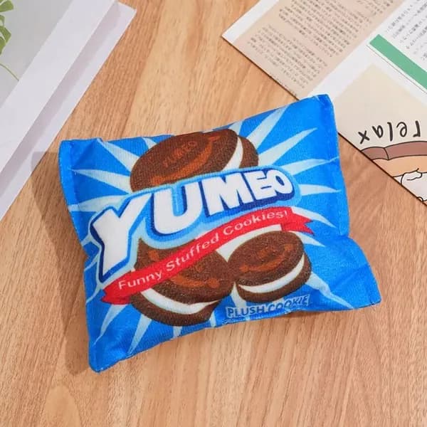 Игрушка для собак из фольги с звуком . серия чипсов . мягкая . устойчивая к разрыву