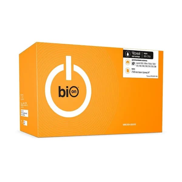 Картридж Bion BCR-C7115A для HP LaserJet 1000/1005/1200/1200N/1200SE/1220/1220SE, Черный, 2500 страниц
