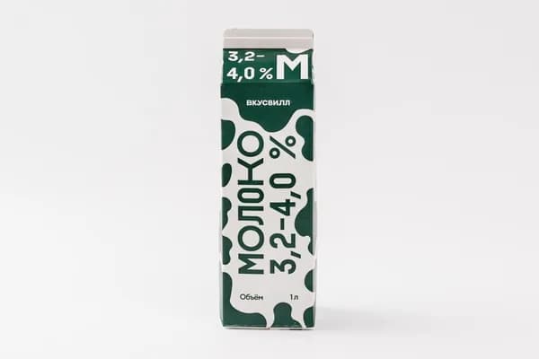 Молоко цельное, 1 л