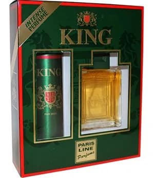 Paris Line Parfums Набор мужской "King" Туалетная вода 100мл и Дезодорант 150мл