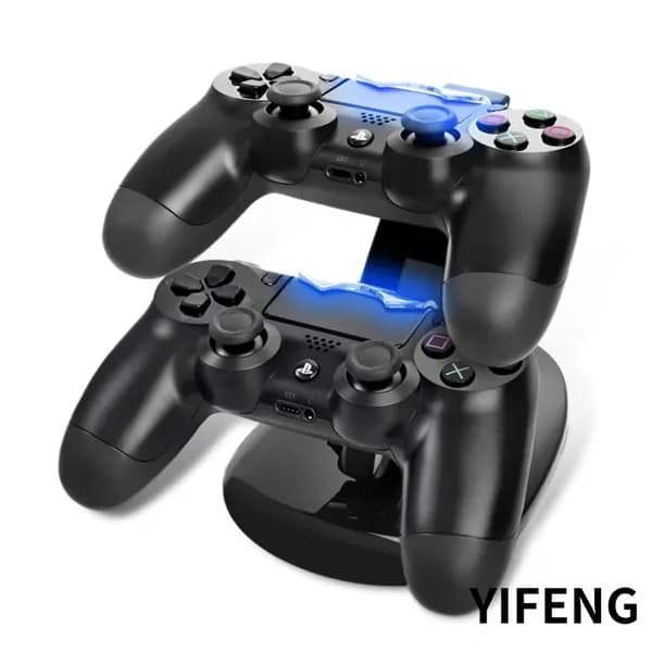 Зарядная станция для двух контроллеров PlayStation 4, с USB-кабелем