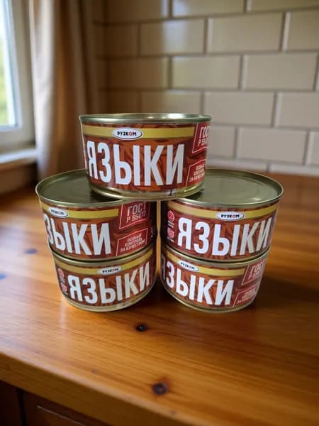 Языки свиные в с/с ГОСТ 325 г 5 шт