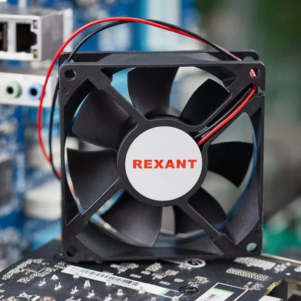 Вентилятор для корпуса ПК Rexant RХ 8025MS, 12V DC