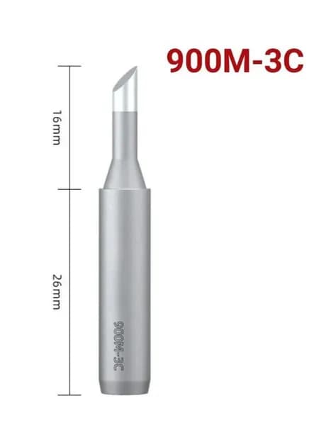 Жало для паяльника Lihonk 900M-3C прямой скос, 3мм.