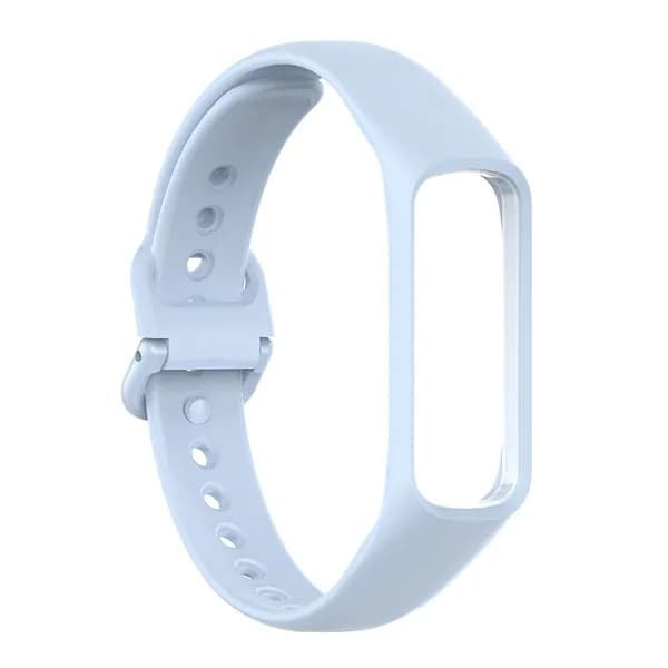 голубой ремешок для браслета Samsung Galaxy Fit 2, ширина 15 мм, силикон