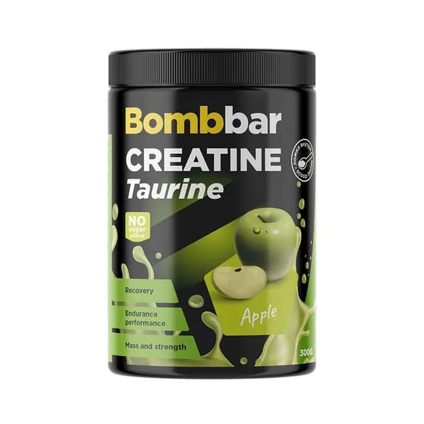 Bombbar Креатин+Таурин 300 грамм Яблоко