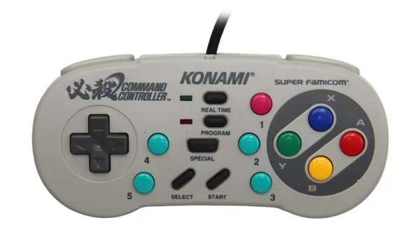 Геймпад Konami Hissatsu RU009 для Super Famicom Винтаж