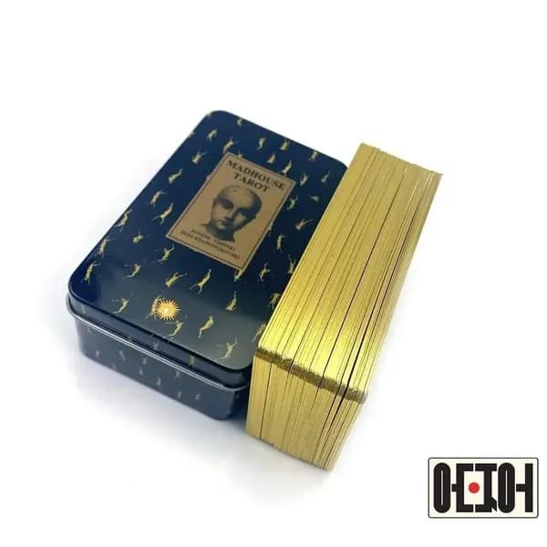 Карты Таро уэйта сумасшедшего дома с железной коробкой / Madhouse tarot 10*6см.