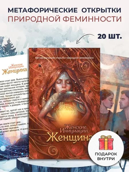 Метафорические открытки природной феминности "Женские Инициации. Женщина"/ Мария Хомякова / MACards