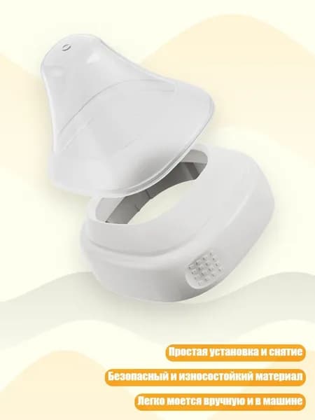 Квадратные пылезащитные крышки для бутылочек с простой установкой, White set