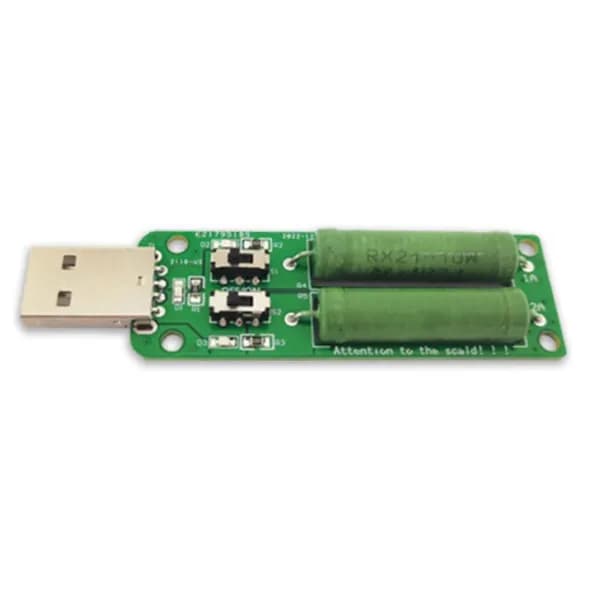 Электронная нагрузка USB для тестирования пауэрбанков и зарядных устройств, регулируемый резистор с током разряда, прибор для проверки емкости портативной электроники