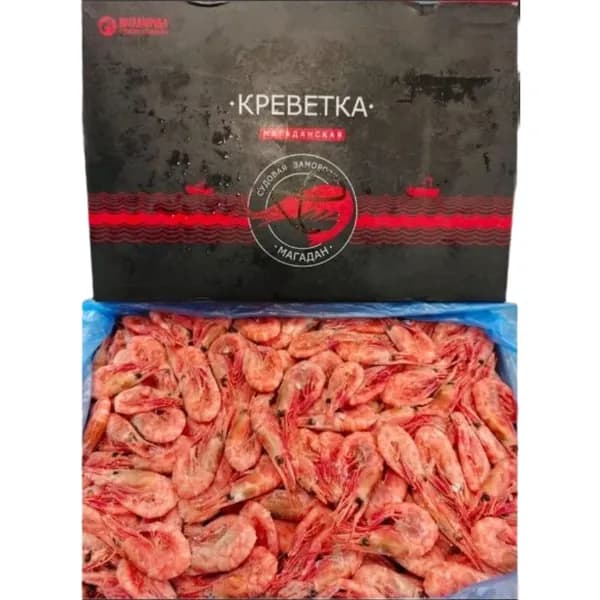 Креветки Магадан в/м 70+ упак. 1 кг.