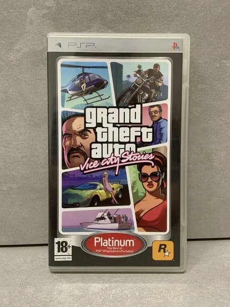 Игра GTA Vice City Stories  (без мануала) (PlayStation Portable (PSP), Английская версия)