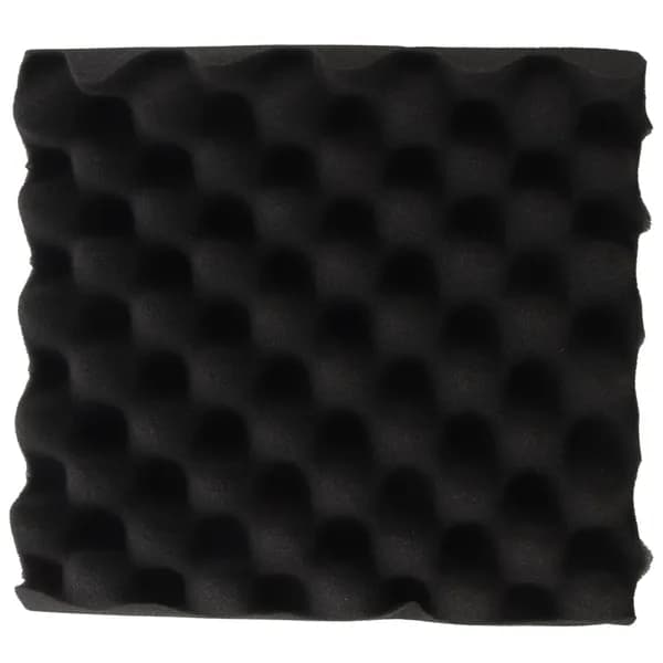 Звукоизоляционная пена 25x25x5 см. - "яйцевидная" акустическая панель, клин 1,96 дюйма для студии/офиса, черная