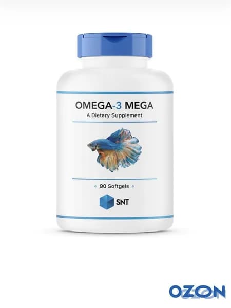 Мега Омега-3 SNT Omega-3 Mega 90 капсул