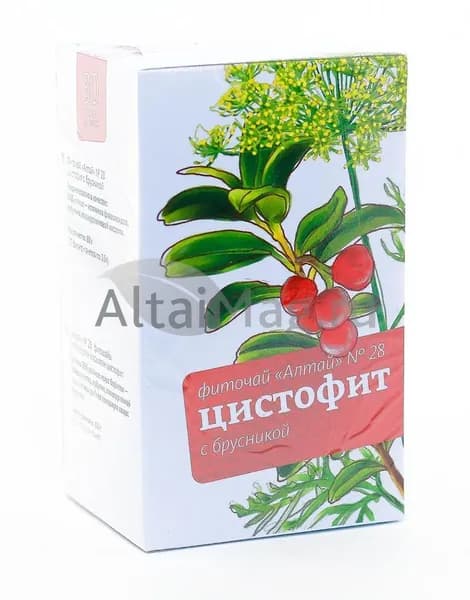 Фиточай Алтай №28 Цистофит с брусникой , 30 пакетиков по 2г