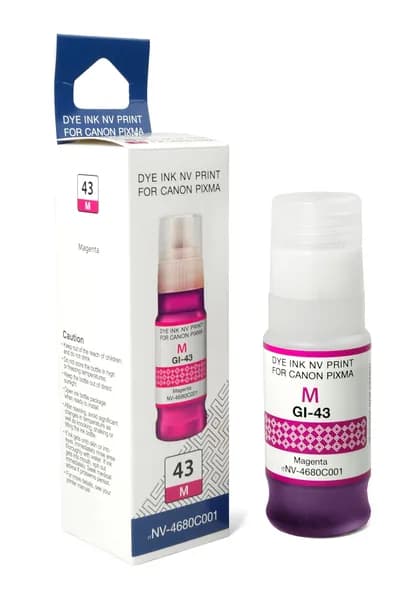 Чернила NV Print GI-43 M (NV-4680C001) для Canon Pixma G540, G640 (70 мл) Magenta (в коробке) совместимые