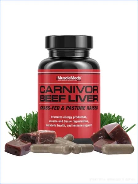MuscleMeds; Холин; Carnivor Beef Liver (Говяжья печень, 3000 mg)