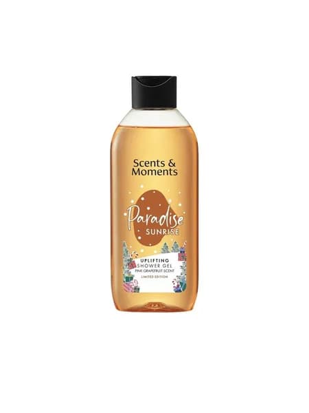 Бодрящий гель для душа с розовым грейпфрутом Scents & Moments, 250 мл. Праздничный выпуск. 45821