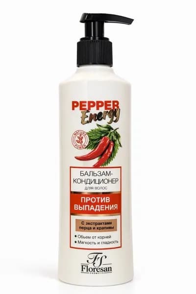 Floresan Pepper energy Бальзам-кондиционер против выпадения волос укрепляющий 275мл Ф-137