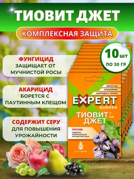 Тиовит Джет от болезней и паутинного клеща 10шт*30гр