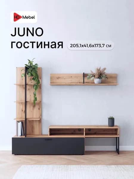 Стенка в гостиную JUNO- Артизан