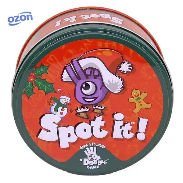 Spot it Game Развлекательная настольная игра для детей и взрослых Доббль "Дуббль" Dobble на внимание и скорость