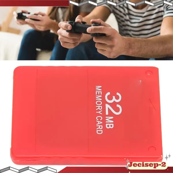 Карта памяти для PS2 красный