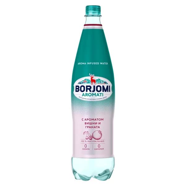 Вода газированная Borjomi Вишня-Гранат, 1 л