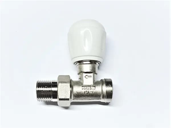 Кран F.I.V. прямой для радиатора с ручной настройкой 1/2"xM24ЕКx19