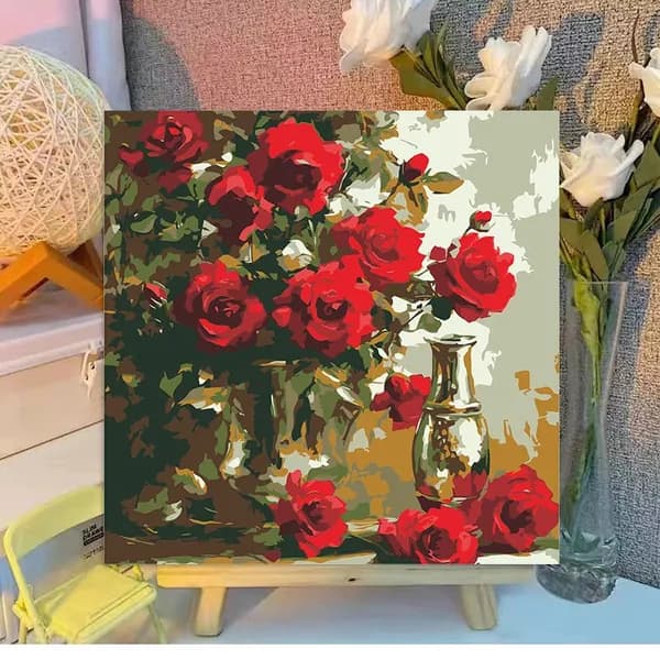 Картина по номерам, 20x20 CM, животные, пейзаж, подарок