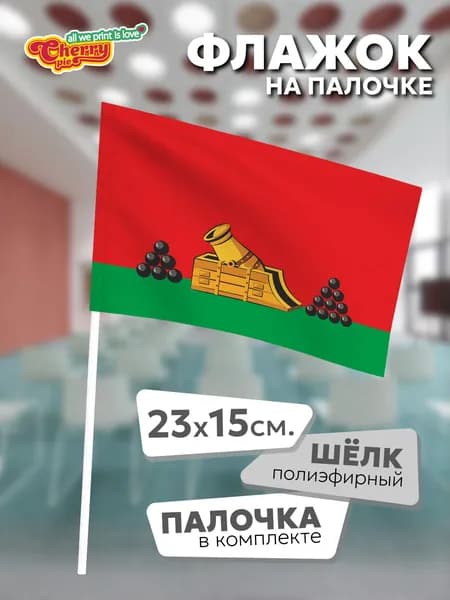 Флаг 23x15 на палочке Брянск (Брянская область)
