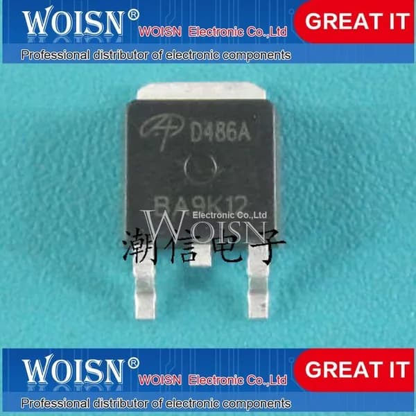 5шт D486A AOD486A MOS 50A 40V Интегральная схема