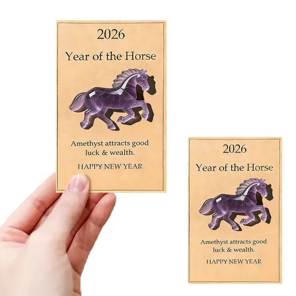 Церковные статуэтки Lucky Crystal Horse Удачный символ силы и свободы для новогодних подарков