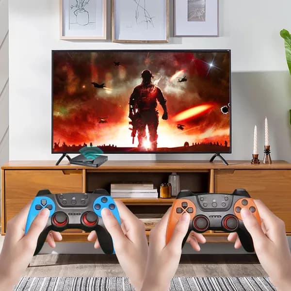 Игровая приставка X2 PRO с трёхсистемным ПО Android 9.0/EmuELEC 4.5/CoreELEC, 64 ГБ, поддержка 4K@60 Гц