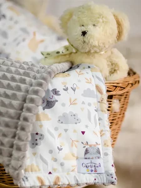 Плед одеяло на выписку для новорожденного