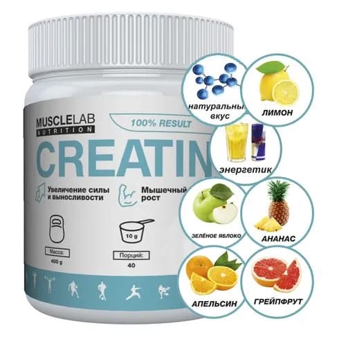 Креатин моногидрат Creatine Monohydrate (300 gr) от MuscleLab Nutrition