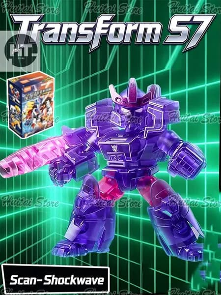 Blokees Version Series 7 Transformers "Galvatron" 6CM,Обозначенная модель,Требуется сборка.