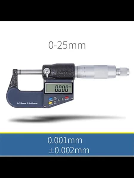 Цифровой микрометр 0-25 мм, Цвет 0-25MM TYPE B