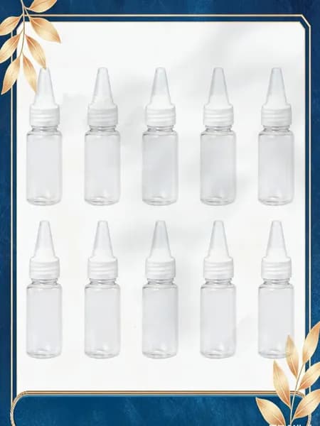 10 шт. прозрачные бутылки для смешивания красок, 20ml