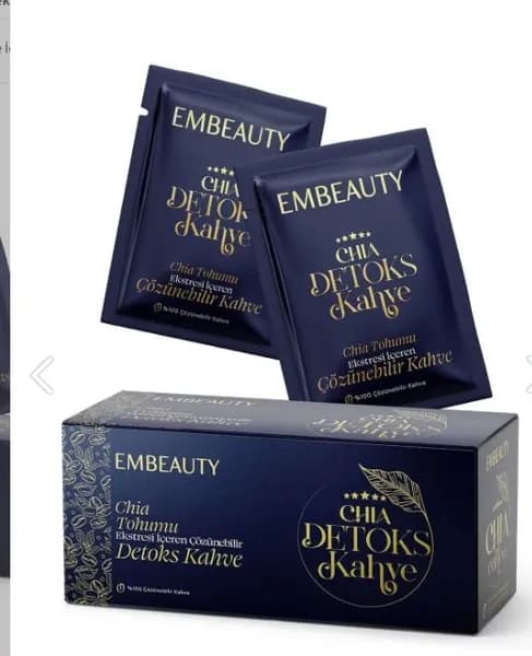 Embeauty Кофе для детоксикации с семенами чиа, который помогает похудеть и избавиться от отеков