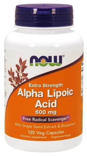 Антиоксидант NOW Alpha Lipoic Acid 250mg (120кап.)